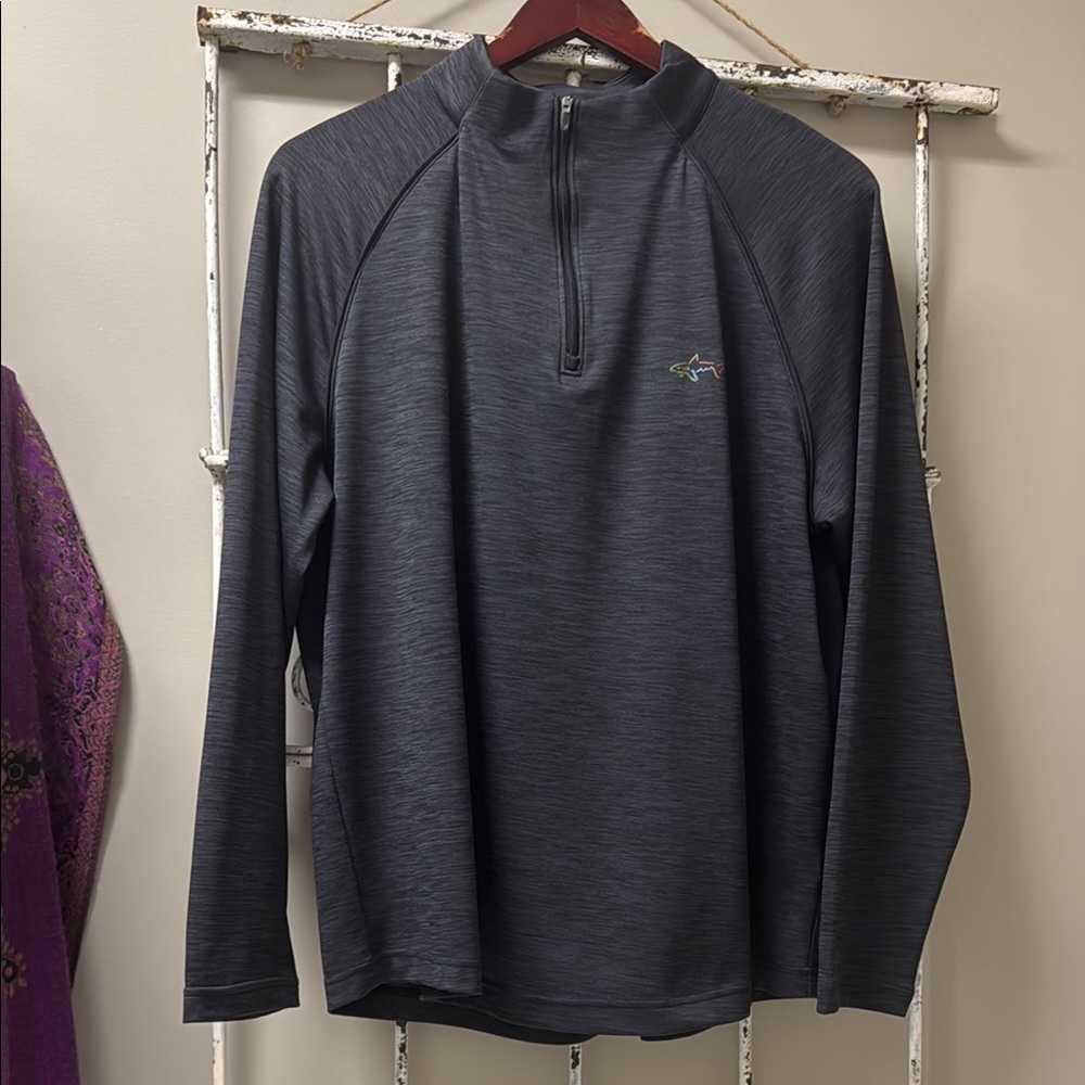 Gray Zip Pullover